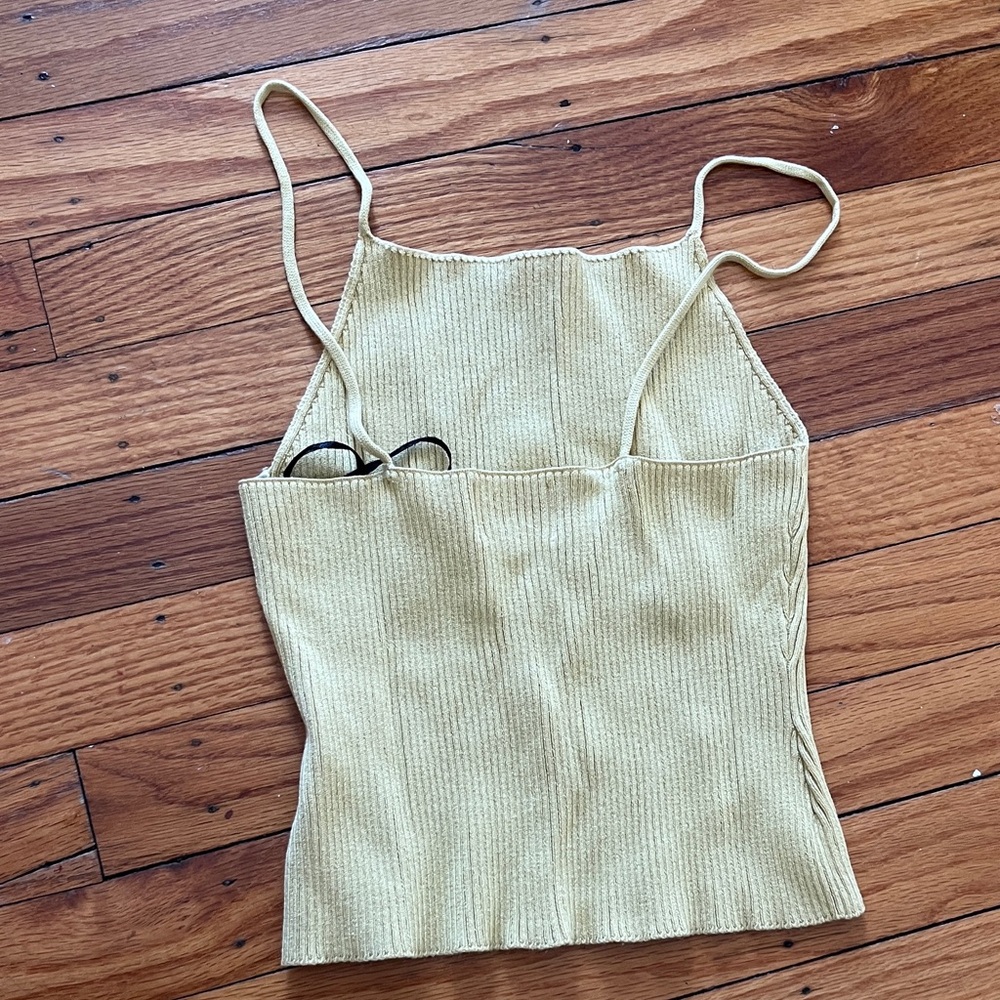 H&M Yellow Ribbed Two-Piece Set - Picture 4 of 6